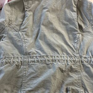 Zara Olive Green utility Jacket